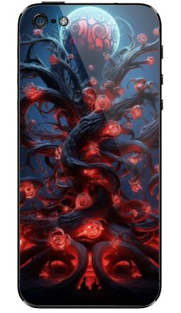 Мистическое дерево жизни и космоса - Виниловые наклейки на iPhone 5 - купить в Москве, страница 2