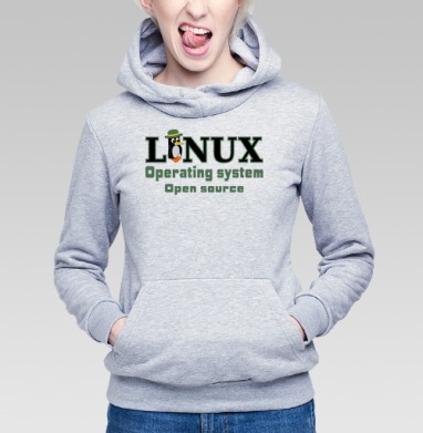 Фотография футболки Linux операционная система открытым исходным кодом
