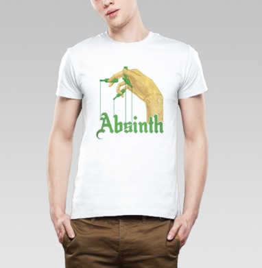 Absinth / Абсент, Футболка мужская Base белая