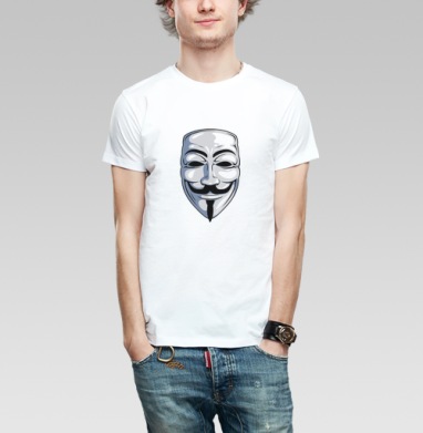Anonymous / Анонимус, Футболка мужская Base белая