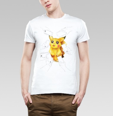 Pokemon, Футболка мужская Base белая
