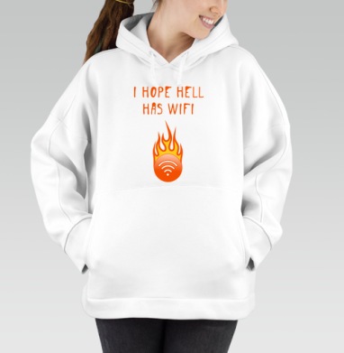 Flame WiFi / Адское пламя с Wi-Fi - Магазин футболок wwwmarika - Дизайнерские принты