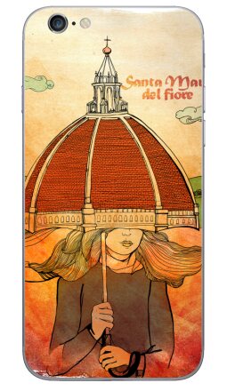 Уютная женщина под куполом Santa Maria del Fiore / Святая Мария Цветочная - Виниловые наклейки на iPhone 6, 6s - купить в Москве, страница 48