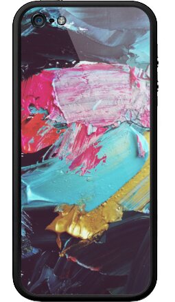 Динамичное абстрактное искусство с импасто - Бампер на iPhone 5, 5S, страница 22