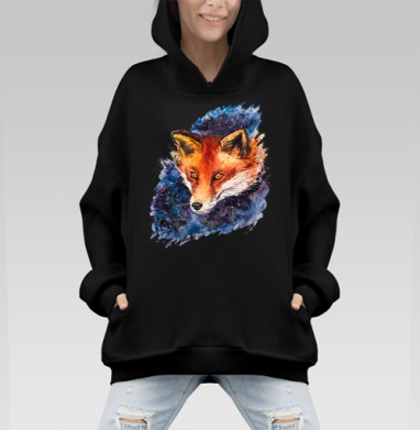 Космолиса - Hoodie Mono, черная, оверсайз, утепленная, страница 4