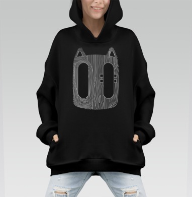 Маска - Hoodie Mono, черная, оверсайз, утепленная, страница 4