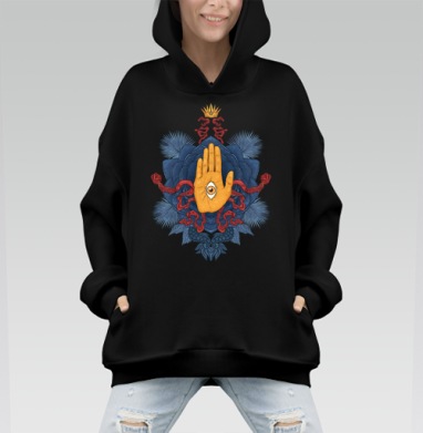 Талисман - Hoodie Mono, черная, оверсайз, утепленная, страница 4