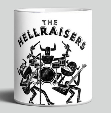 The Hellraisers / Нарушители спокойствия играют монстры рок музыканты - Магазин футболок vika_stebleva