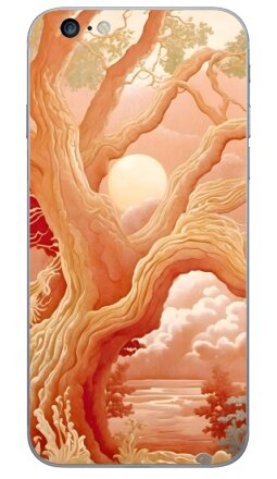 Сюрреалистичное древо жизни в стиле ар-нуво - Виниловые наклейки на iPhone 6 plus - купить в Москве