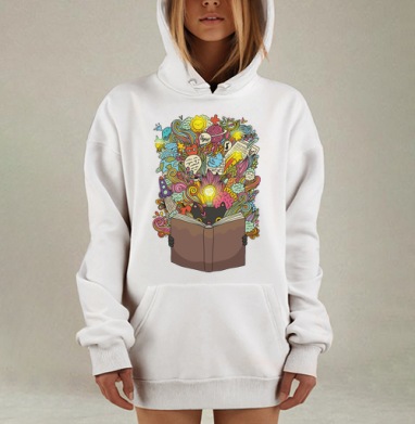 Кот ученый, Hoodie Mjhigh Dig, оверсайз, утепленная