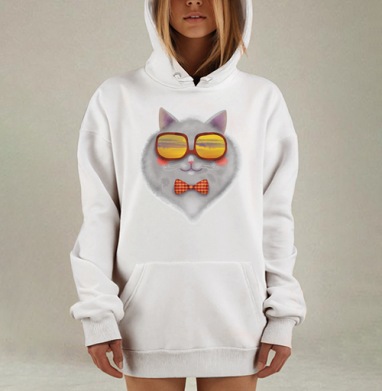Котофей, Hoodie Mjhigh Dig, оверсайз, утепленная