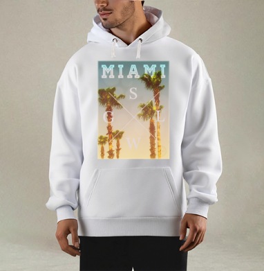 Miami, Толстовка Mjhigh, утепленная