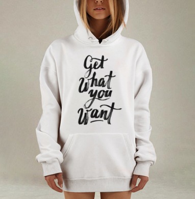 Получай то, что ты хочешь!, Hoodie Mjhigh Dig, оверсайз, утепленная