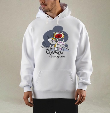Spring, Толстовка Mjhigh, утепленная