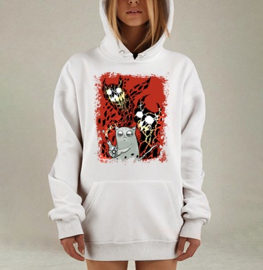 Упс, Hoodie Mjhigh Dig, оверсайз, утепленная