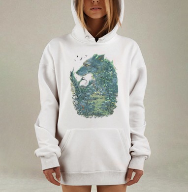 Волчок, Hoodie Mjhigh Dig, оверсайз, утепленная
