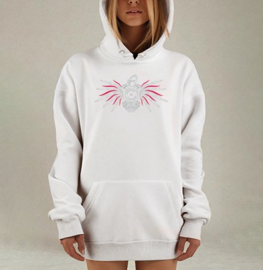Музыкальная композиция с динамиком и аудиокабелями джек, Hoodie Mjhigh Dig, оверсайз, утепленная