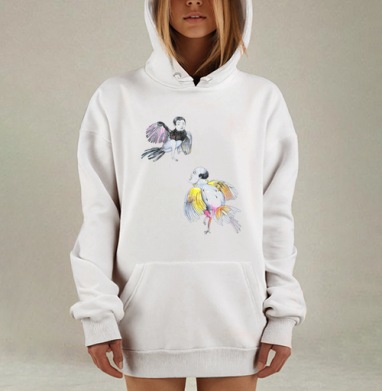 Гнев (wrath), Hoodie Mjhigh Dig, оверсайз, утепленная
