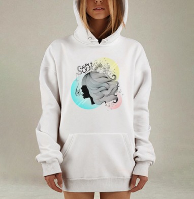Sweet, Hoodie Mjhigh Dig, оверсайз, утепленная