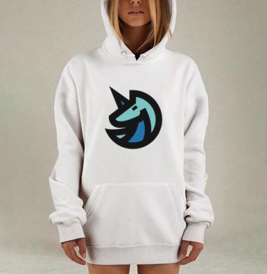 Yoo эмблема, Hoodie Mjhigh Dig, оверсайз, утепленная