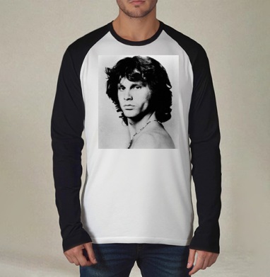 Jim_Morrison_Pardon_Bati, Футболка длинный рукав / Мужчинам / Реглан / Принт