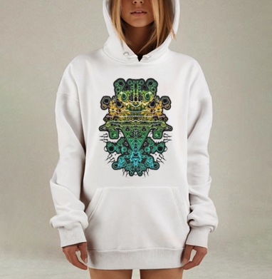 Шаманиз, Hoodie Mjhigh Dig, оверсайз, утепленная