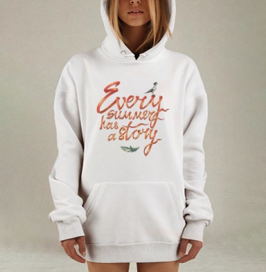 Романтичное лето: бумажный кораблик и закат, Hoodie Mjhigh Dig, оверсайз, утепленная