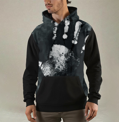 Hand / Рука, Толстовка мужская Regular 3D