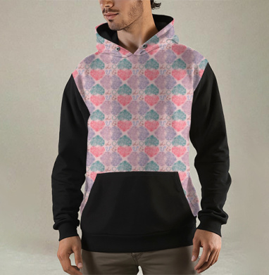 Любовь, Толстовка мужская Regular 3D