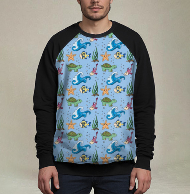 Морской - Магазин футболок lw_pattern - Дизайнерские принты