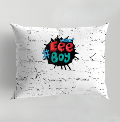 Eee Boy. Play. / Иии Мальчик. Играй., Подушка декоративная 50х70 см