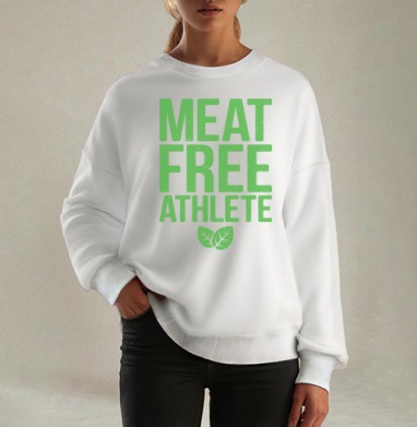 MEAT FREE ATHLETE – Эмблема веган-спортсмена - GO VEGAN!