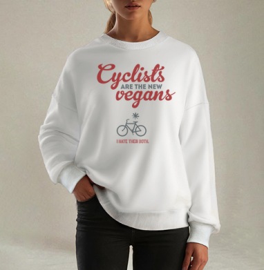 Велосипедисты - новые веганы - Mozgodum wear. Странные, странные вещи...