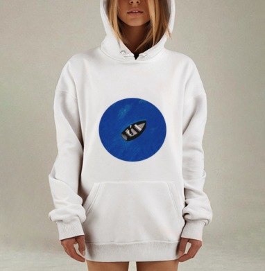 Наедине с морем, Hoodie Mjhigh Dig, оверсайз, утепленная