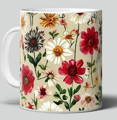 Vintage Wildflower Meadow Garden Pattern / Винтажный луг садовый полевые цветы - Уютные принты