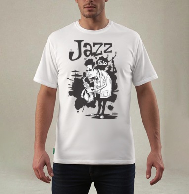 Jazz trio, Футболка мужская REGULAR белая