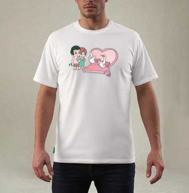 Love is.., Футболка мужская REGULAR белая