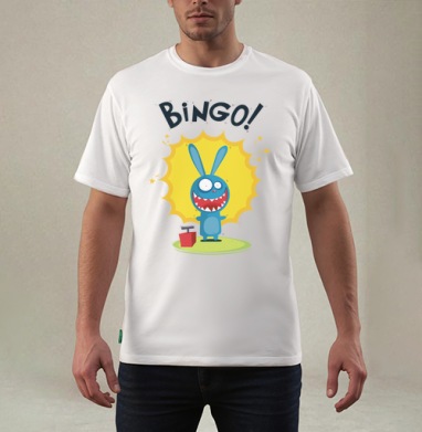 Bingo, Футболка мужская REGULAR белая