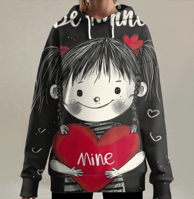 Будь моим, Hoodie Long Oversize 3D