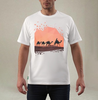 Caravan  / Караван, Футболка мужская REGULAR белая