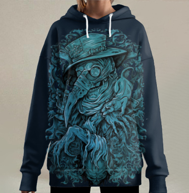 Доктор чума, Hoodie Long Oversize 3D