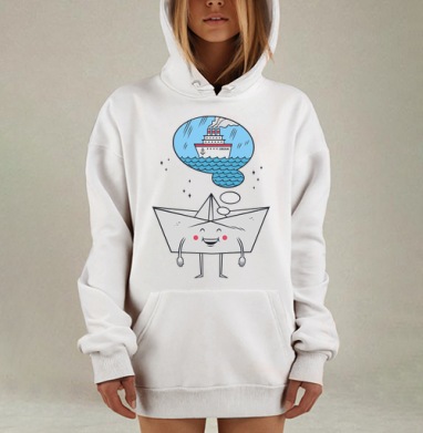 Dream, Hoodie Mjhigh Dig, оверсайз, утепленная