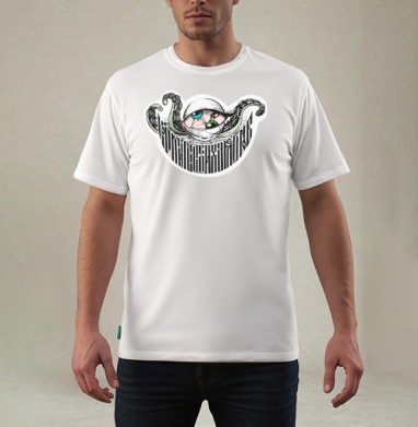 Кормите своих демонов, Футболка мужская REGULAR белая