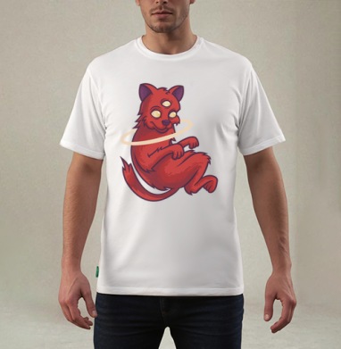 Кошачья прострация, Футболка мужская REGULAR белая