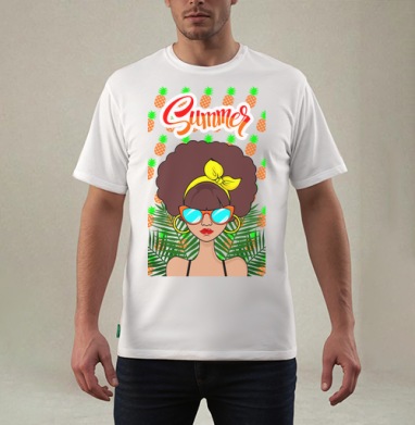 Летний отдых, Футболка мужская REGULAR белая