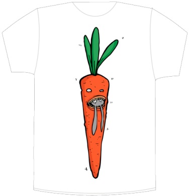 Carrot Predator Flip / Шокирующая морковка ест кроликов монстр морковка кролики - Своя футболка белая A3 (30 x 40 см), страница 8