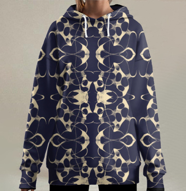 Нити паутины, Hoodie Long Oversize 3D