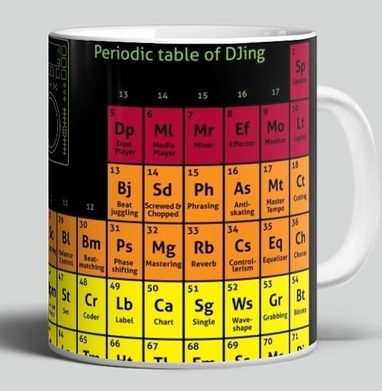 Periodic table of DJing - Магазин футболок Zorn