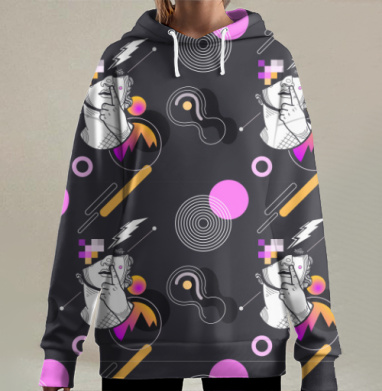 Ретропати, Hoodie Long Oversize 3D