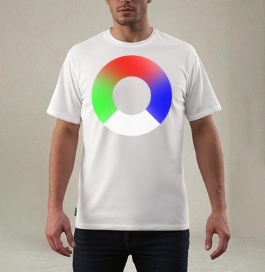 SS RGB / СС RGB, Футболка мужская REGULAR белая